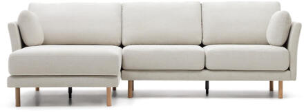Kave Home Loungebank 'Gilma' Links/Rechts, Chenille, kleur Beige