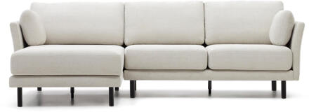 Kave Home Loungebank 'Gilma' Links/Rechts, Chenille, kleur Beige