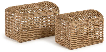 Kave Home Mand 'Xuliana' Set van 2 stuks Naturel