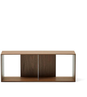 Kave Home Modulair Wandrek 'Litto' Walnoot, 38 x 101cm - 38 cm