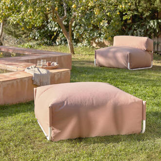 Kave Home Modulaire Outdoor Bank 'Square' Poef, kleur Terracotta