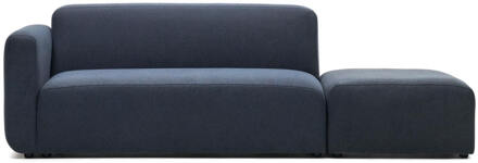 Kave Home Neom 2-zits modulaire bank met blauw eindpaneel 244 cm