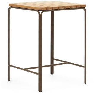 Kave Home Outdoor Bartafel 'Salguer' Acaciahout, 70 x 70cm - 70 x 70 cm