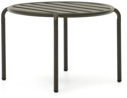 Kave Home Outdoor Bijzettafel 'Joncols' 68cm, kleur Groen Donkergroen - 68 cm