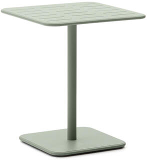 Kave Home Outdoor Bistrotafel 'Brai' Staal, 70 x 70cm, kleur Turquoise