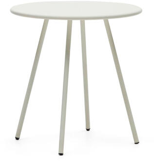 Kave Home Outdoor Bistrotafel 'Montjoi' 70cm, kleur Wit