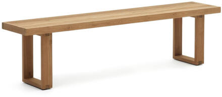 Kave Home Outdoor Eetkamerbank 'Canadell' Teakhout, 210cm - 210 cm