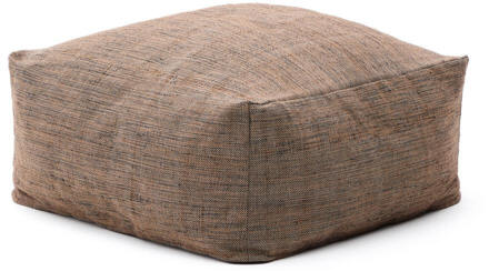 Kave Home Outdoor Poef 'Vedell' PET, kleur Oranje