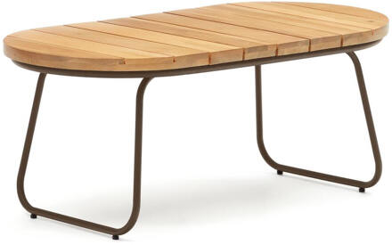 Kave Home Outdoor Salontafel 'Salguer' Acaciahout, 100 x 50cm
