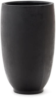 Kave Home Plantenpot 'Aiguablava' 120cm hoog, kleur Zwart