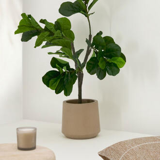 Kave Home Plantenpot 'Calun' Ø32cm, kleur Beige - 32 cm