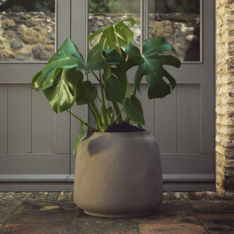 Kave Home Plantenpot 'Lira' Terracotta look, Ø40cm - 40 cm