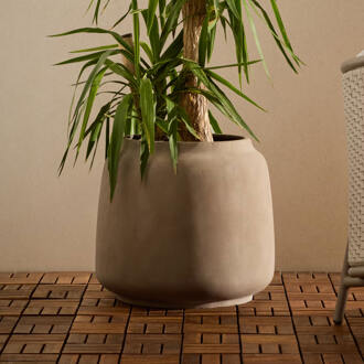 Kave Home Plantenpot 'Lira' Terracotta look, Ø53cm - 53 cm