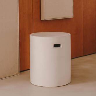 Kave Home Ronde Bijzettafel 'Aiguablava' Beton, 37cm Wit