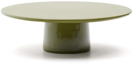 Kave Home Ronde Salontafel 'Albanella' Cement, 110cm, kleur Groen - 110 cm