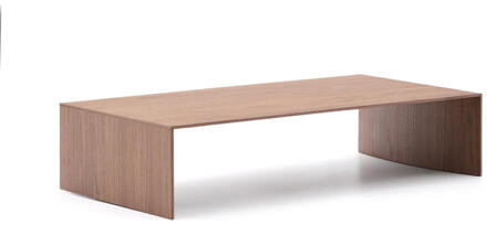 Kave Home Salontafel 'Litto' Walnoot, 140 x 70cm, kleur Bruin
