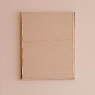 Kave Home Schilderij 'Maha' 102 x 82cm, kleur Beige Wit - 102 cm