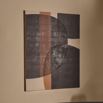 Kave Home Schilderij 'Tonol' 180 x 140cm Bruin