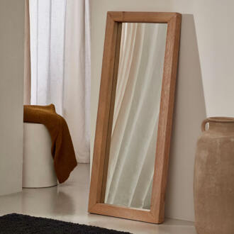 Kave Home Spiegel 'Maden' Gerecycled hout, 120 x 50cm Naturel