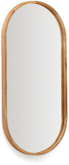 Kave Home Spiegel 'Magda' Teakhout, 95 x 45cm - 95 cm