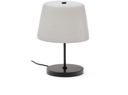 Kave Home Tafellamp 'Nefar' Matglas, 38cm Wit