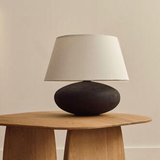 Kave Home Tafellamp 'Nessi' 35cm, Terracotta look