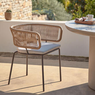 Kave Home Tuinstoel 'Nadin' kleur Beige