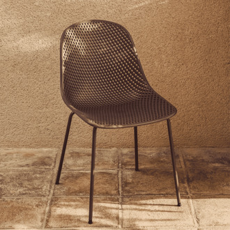 Kave Home Tuinstoel 'Quinby' kleur Bruin