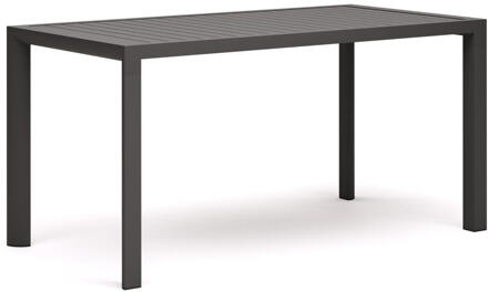 Kave Home Tuintafel 'Culip' 150 x 77cm, kleur Donkergrijs - 150 x 77 cm