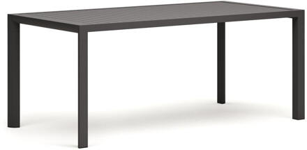 Kave Home Tuintafel 'Culip' 180 x 90cm, kleur Donkergrijs - 180 x 90 cm