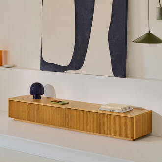 Kave Home TV-meubel 'Helvine' Eiken, 200cm - 200 cm