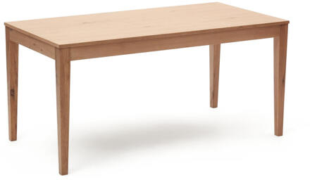 Kave Home Uitschuifbare Eettafel 'Yain' Eiken, 160-220 x 80cm Naturel - 160-220 x 80 cm