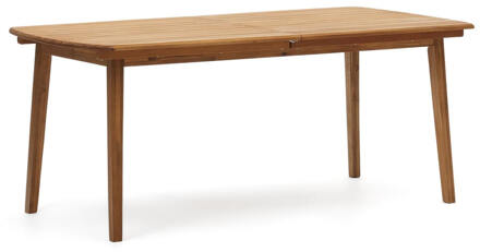 Kave Home Uitschuifbare Tuintafel 'Thianna' Acaciahout, 180/240 x 90cm