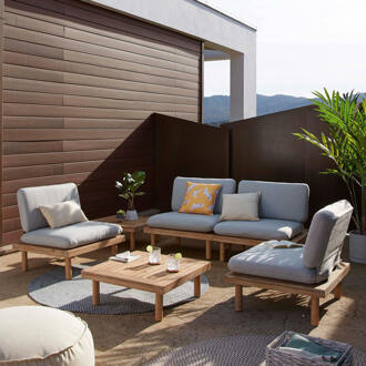 Kave Home Viridis Loungeset - 4 personen Bruin