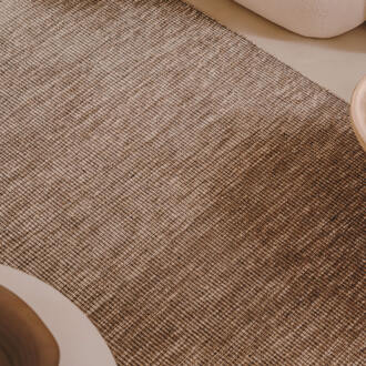 Kave Home Vloerkleed 'Malenka' Wol, 200 x 300cm Taupe - 200 x 300 cm