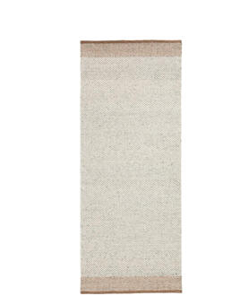Kave Home Vloerkleed 'Nifelia' 80 x 200cm, kleur Beige - 80 x 200 cm