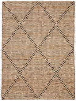 Kave Home Vloerkleed 'Vallalta' Jute, 160 x 230cm - 160 x 230 cm