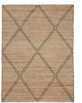 Kave Home Vloerkleed 'Vallalta' Jute, 200 x 300cm - 200 x 300 cm