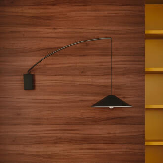 Kave Home Wandlamp 'Kally' kleur Zwart