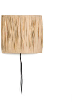 Kave Home Wandlamp 'Pulmi' Raffia, kleur Naturel