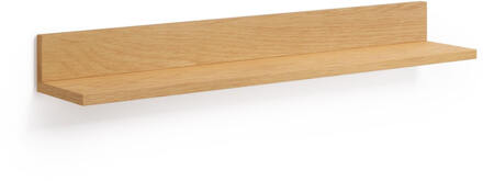 Kave Home Wandplank 'Abilen' Eiken, 80cm, kleur Naturel - 80 cm