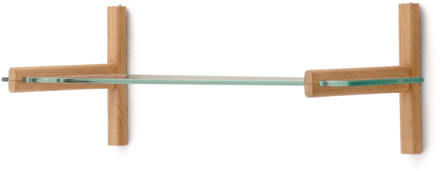 Kave Home Wandrek 'Sitra' Eikenhout en glas, 28 x 90cm - 90 cm