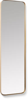 Kave Home Wandspiegel Marco van goudkleurig metaal 30 x 100 cm