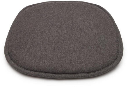 Kave Home Zitkussen 'Romane' t.b.v. Romane eetkamerstoel/barkruk, kleur Donkergrijs