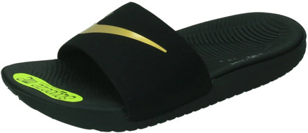 Kawa Slippers - Maat 36 - Unisex - zwart/goud