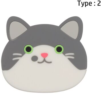 Kawaii Antislip Siliconen Cup Mat Hittebestendige Cartoon Coaster Drink Cup Coasters Isolatie Cup Mat Pad Keuken Accessoires 2