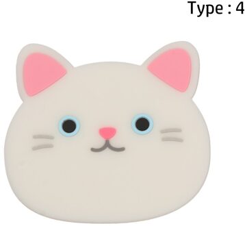 Kawaii Antislip Siliconen Cup Mat Hittebestendige Cartoon Coaster Drink Cup Coasters Isolatie Cup Mat Pad Keuken Accessoires 4