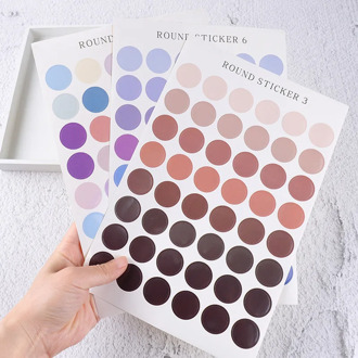 Kawaii Cute Stickers Aesthetic Bullet Journal Time And Shadow Series DIY Diary Stationery Planner Stickers Scrapbooking Sticky