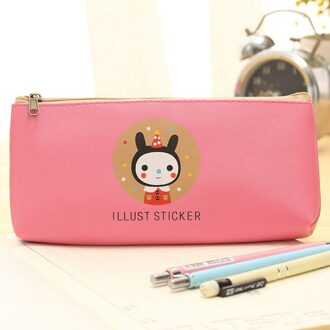 Kawaii Expression Etui Pu Schoolbenodigdheden Briefpapier Pencilcase School Leuke Pennenbakje School Gereedschap 10