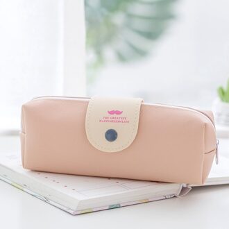 Kawaii Expression Etui Pu Schoolbenodigdheden Briefpapier Pencilcase School Leuke Pennenbakje School Gereedschap 8